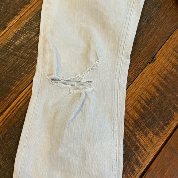 Pilcro and the Letterpress Slim Straight Distressed Jeans Light Wash Size 27 - Picture 8 of 13